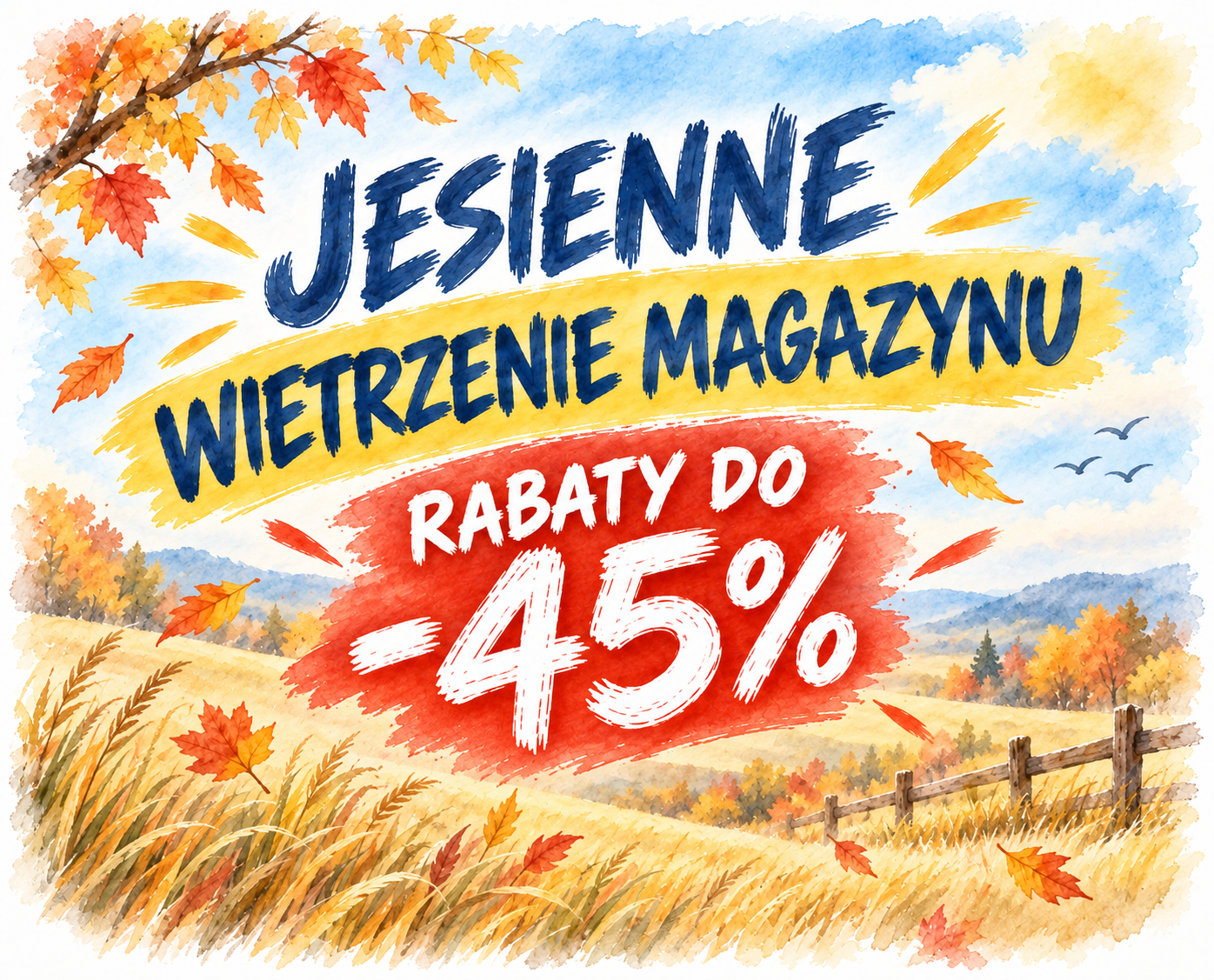 Jesienne Wietrzenie Magazynu - 45%