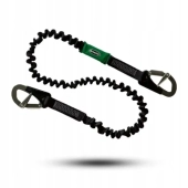 Elastyczna lina asekuracyjna z 2 hakami Baltic