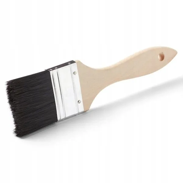 Pędzel płaski grubość 70mm czarne włosie Schuller