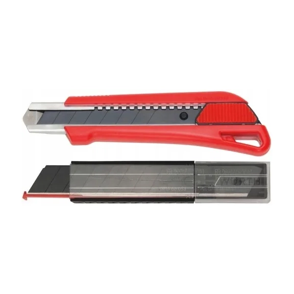 Zestaw noży tapicerskich 18 mm Wurth