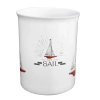 Kubek porcelanowy z czerwonym jachtem w pudełku prezentowym Sea-Club