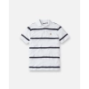 Koszulka męska polo Salcombe biała paski Henri Lloyd