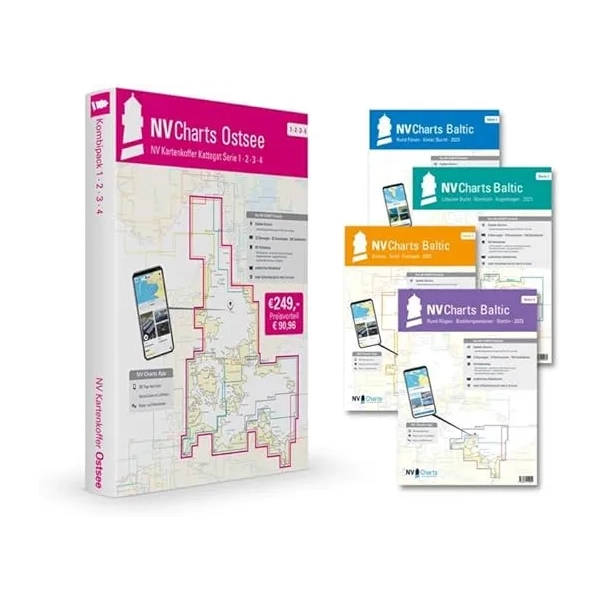 Atlas Teczka Map Bałtyk 1-4 NV Charts