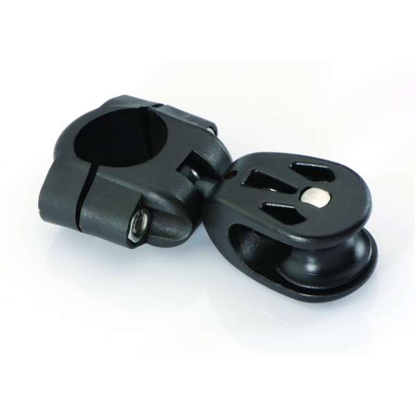 Blok pojedynczy rolka 28mm - na reling 25mm