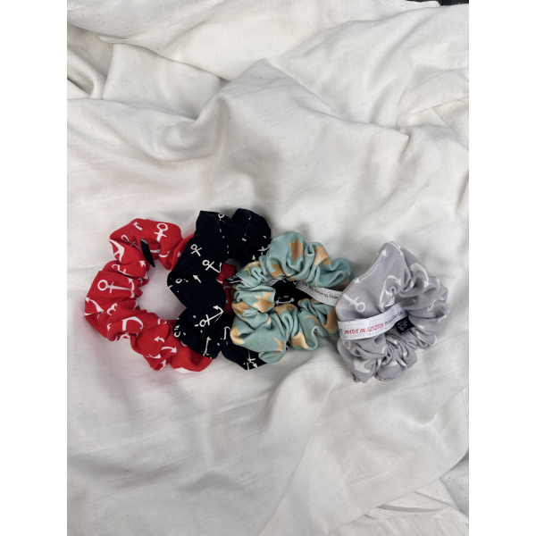 Gumka do włosów scrunchie w marynistycznym stylu Ubee Sailor