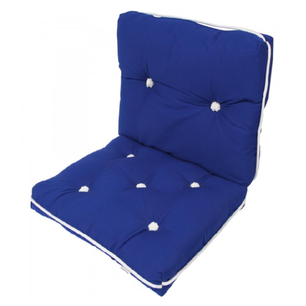 Poduszka kapokowa podwójna morska royal blue Yachticon