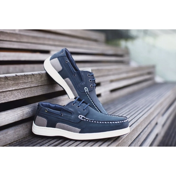 Buty żeglarskie granatowe Blueport Atlantic