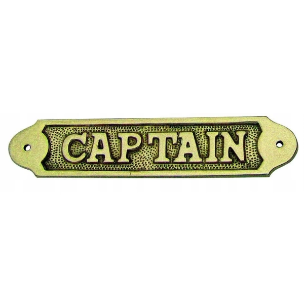 Tabliczka na drzwi Captain 16x3,5cm Nautix