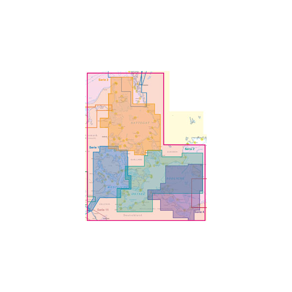 Atlas Teczka Map Bałtyk 1-4 NV Charts