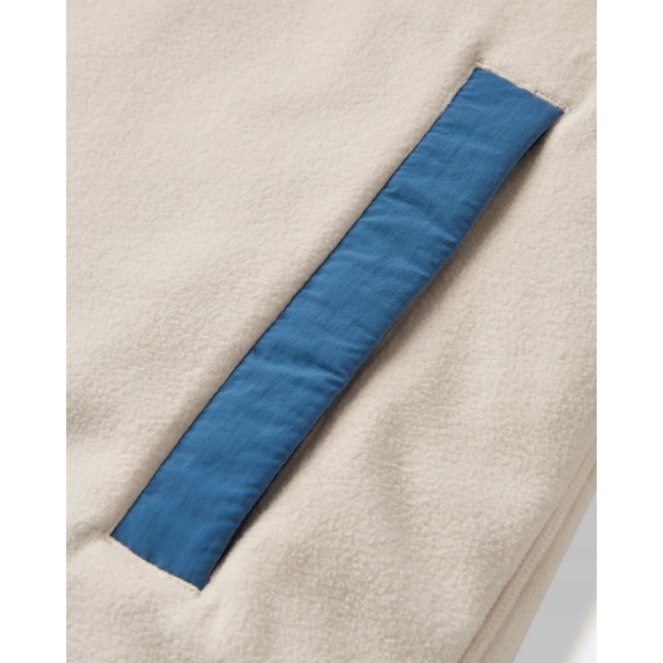 Kamizelka Crew Fleece ecru Henri Lloyd