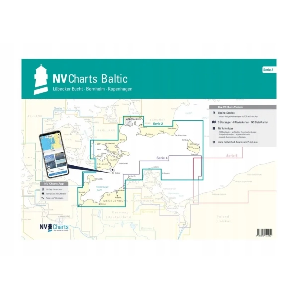 Mapa Seria 2 Zatoka Lubecka – Bornholm NV Charts