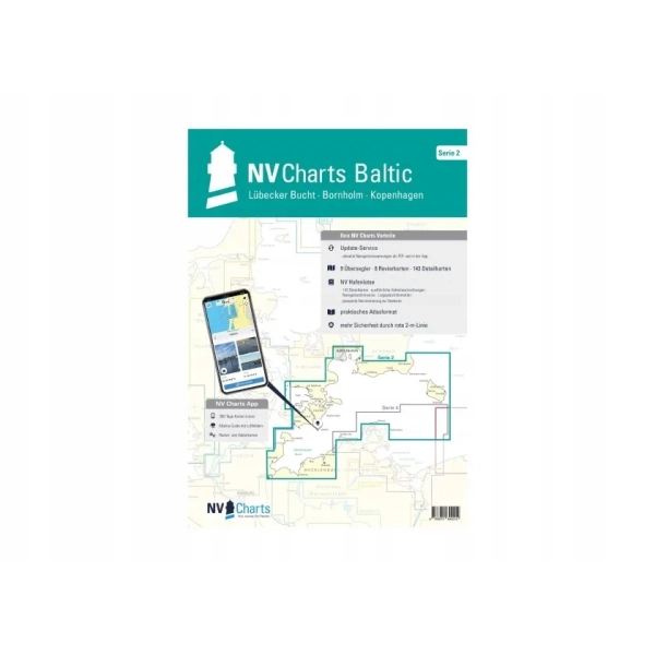 Atlas Seria 2 Zatoka Lubecka – Bornholm NV Charts