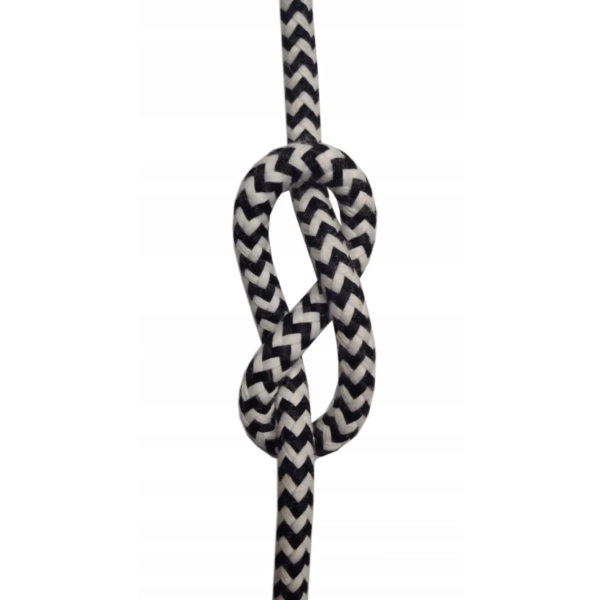 Lina żeglarska Zephyr Plus biało-czarna 14mm Lanex