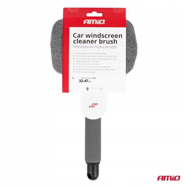 Myjka do szyb okien luster teleskopowa mikrofibra 30,5/46 cm AMIO-03859