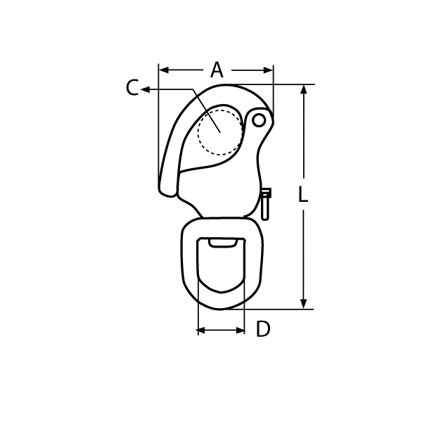 Snap Szekla 70 mm Marinetech