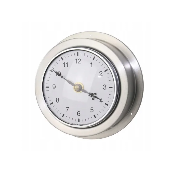 Zegar bateria w zestawie srebrny Maritim TFA