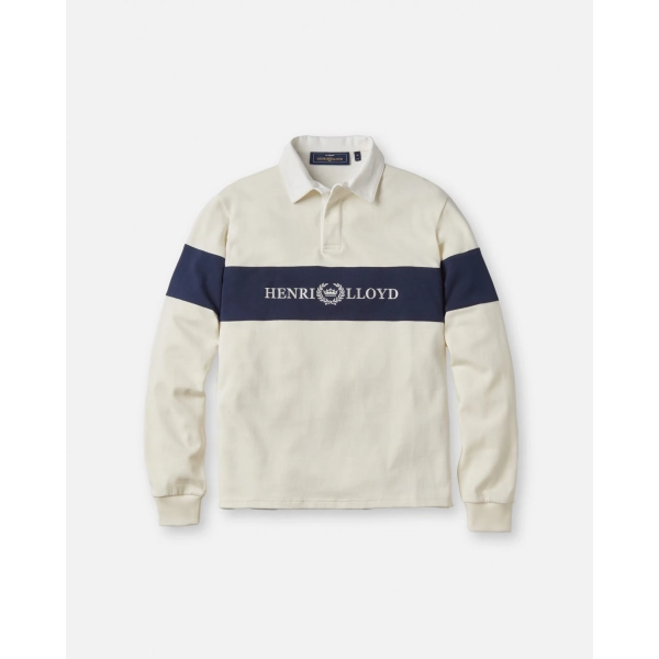 Koszulka Voyager Rugby kremowa Henri Lloyd