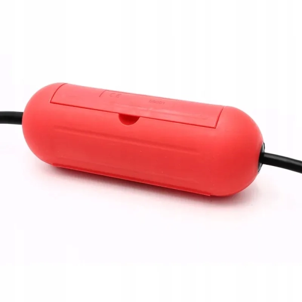 Osłona złącza Schucko IP44 czerwona Lindemann