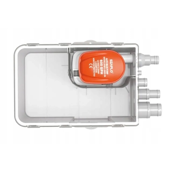 Studzienka prysznicowa z pompą 750 GPH pompa automatyczna Seaflo