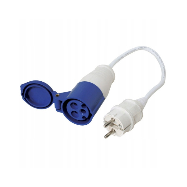 Wtyczka portowa 16a, 220-240V kabel 30cm Lalizas