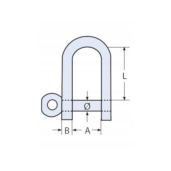 Szekla płaska A4 5mm zaokrąglona Marinetech