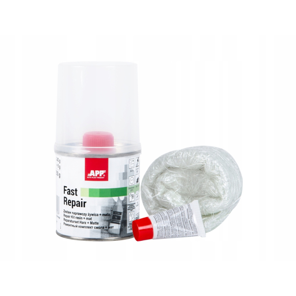 APP Fast repair Zestaw naprawczy żywica + mata z utwardzaczem 0,25kg