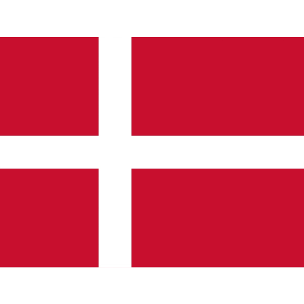 Flaga Danii 50x75cm Lalizas