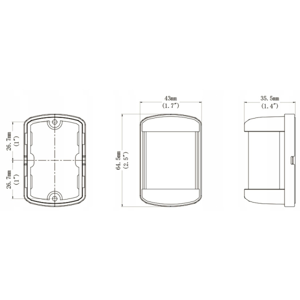 Lampa nawigacyjna rufowa LED Seaflo