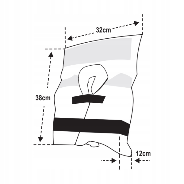 Pas ratunkowy Advanced SOLAS/Med niemowlęca 0-15 kg Lalizas
