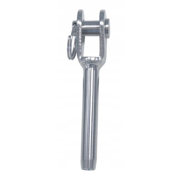 Końcówka widełkowa do zawalcowania 4mm pin 8mm Marinetech