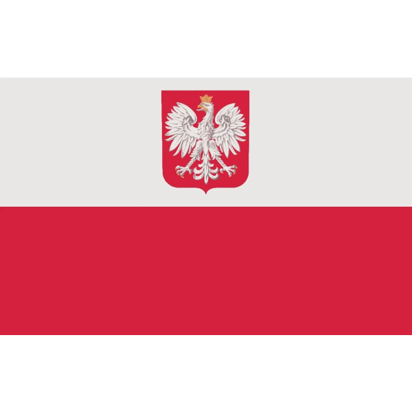 Bandera Polski 90cm bawełna Semi-group