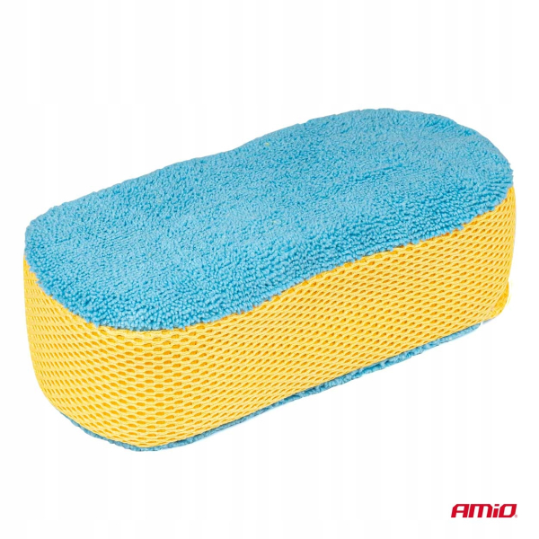 AMiO Gąbka do mycia auta samochodu z mikrofibry AMIO-03840