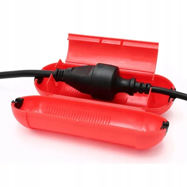 Osłona złącza Schucko IP44 czerwona Lindemann