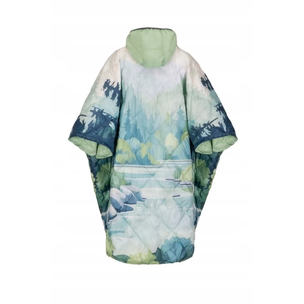 DH Garden Poncho r. uniwersalny zielona rzeka