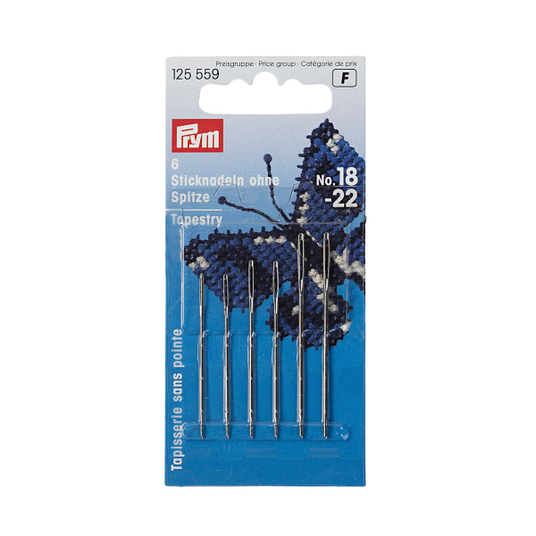 Igły do szycia 1-2mm 6 szt w opakowaniu Lindemann