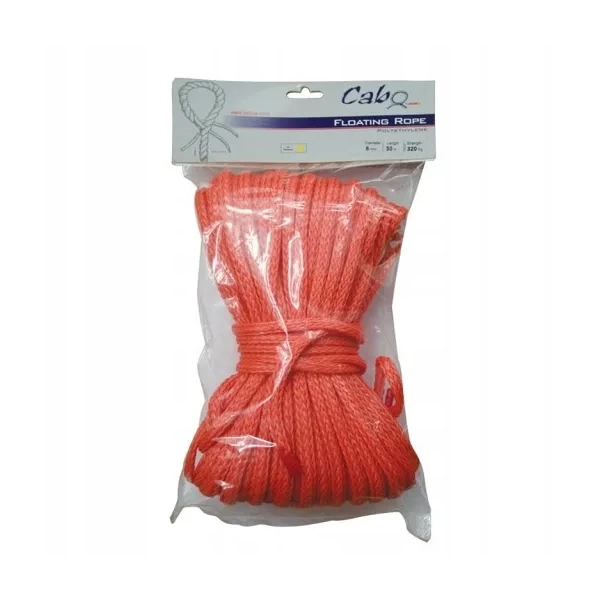 Lina pływająca 8 mm x 30 m pomarańczowa CABO