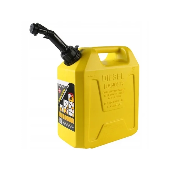 Kanister z automatycznym wyłączaniem 10 l żółty Seaflo