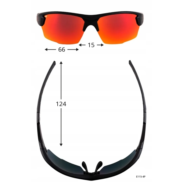 Okulary przeciwsłoneczne SPIRE E115-4P GOG