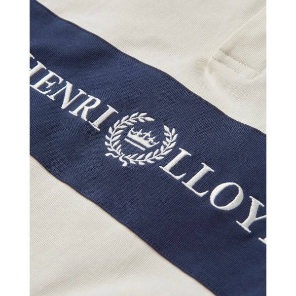 Koszulka Voyager Rugby kremowa Henri Lloyd