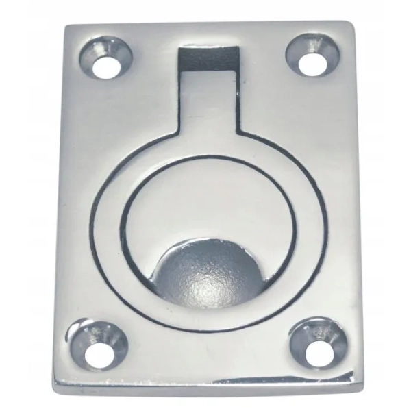 Podnośnik denny okrągły uchwyt podłogowy A4 63x44mm Marinetech