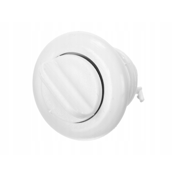 Gniazdo odpływowe z korkiem 40mm białe