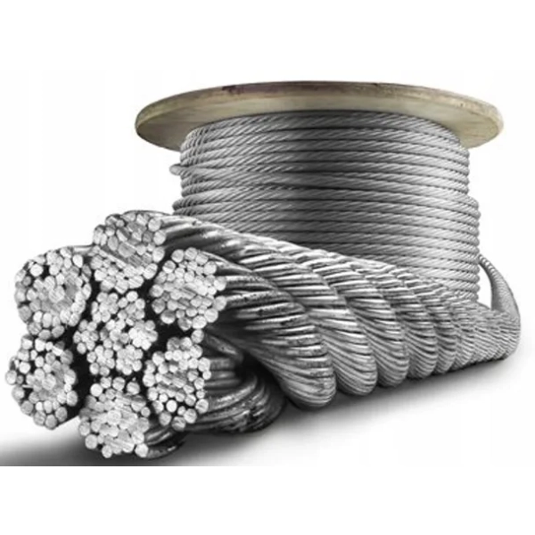 Lina stalowa nierdzewna kwasoodporna 1x19 A4 Marinetech