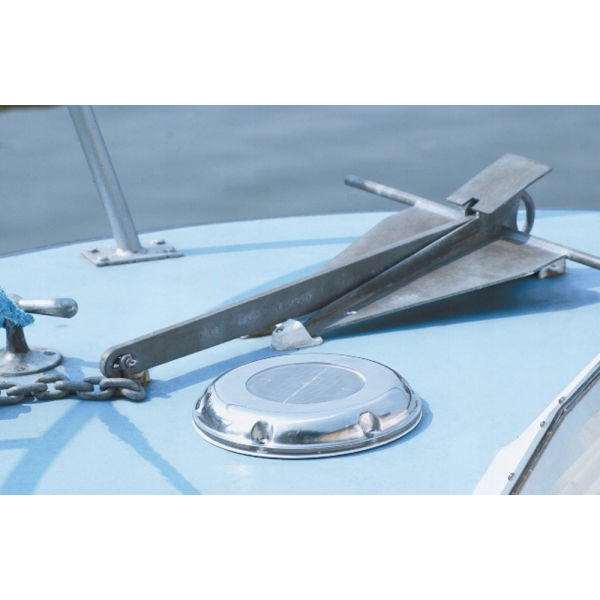 WENTYLATOR JACHTOWY DACHOWY SOLARNY NIERDZEWNY Z WYŁĄCZNIKIEM JACHT KAMPER