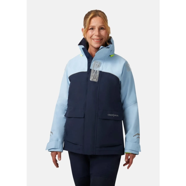 Kurtka sztormiak damska Bergen II błękitna C4S