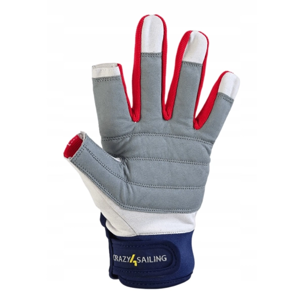 Rękawice żeglarskie czerwone Regatta 2FC Crazy4Sailing