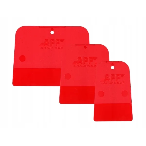 APP STS - Szpachelki z kopolimeru czerwony (3szt.)