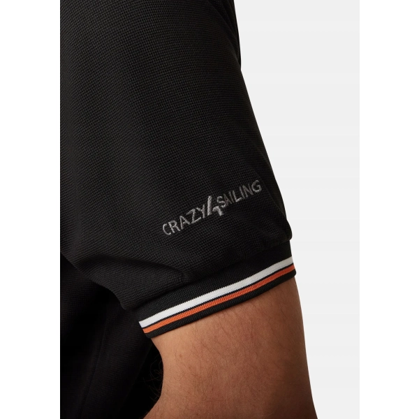 Koszulka Polo Sport czarna Crazy4Sailing