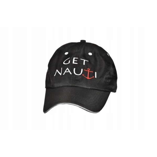 Czapka z daszkiem z napisem czarna Crazy4Sailing