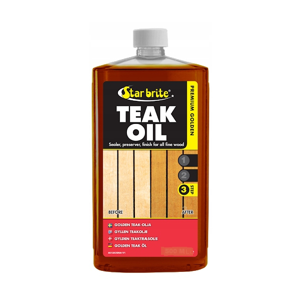 Impregnat Teak Oil Golden Premium Star Brite 500 ml
