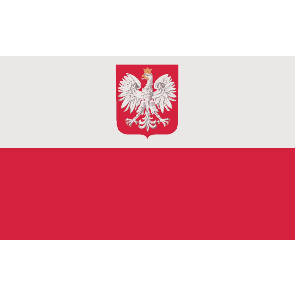 Bandera Polski 120 cm x 75 cm